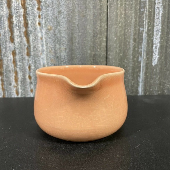 Vintage Nancy Calhoun Light Peach Japan Discontinued Gravy Bowl Dinnerware 80s - Picture 2 of 8